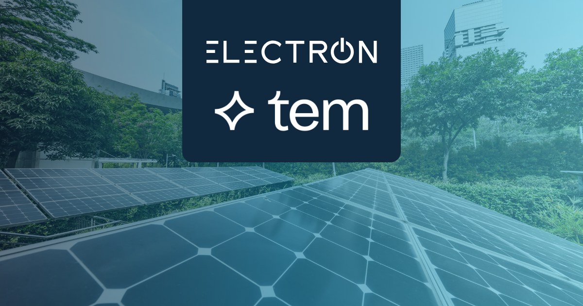 tem and Electron launch UK’s first physical-hedging market